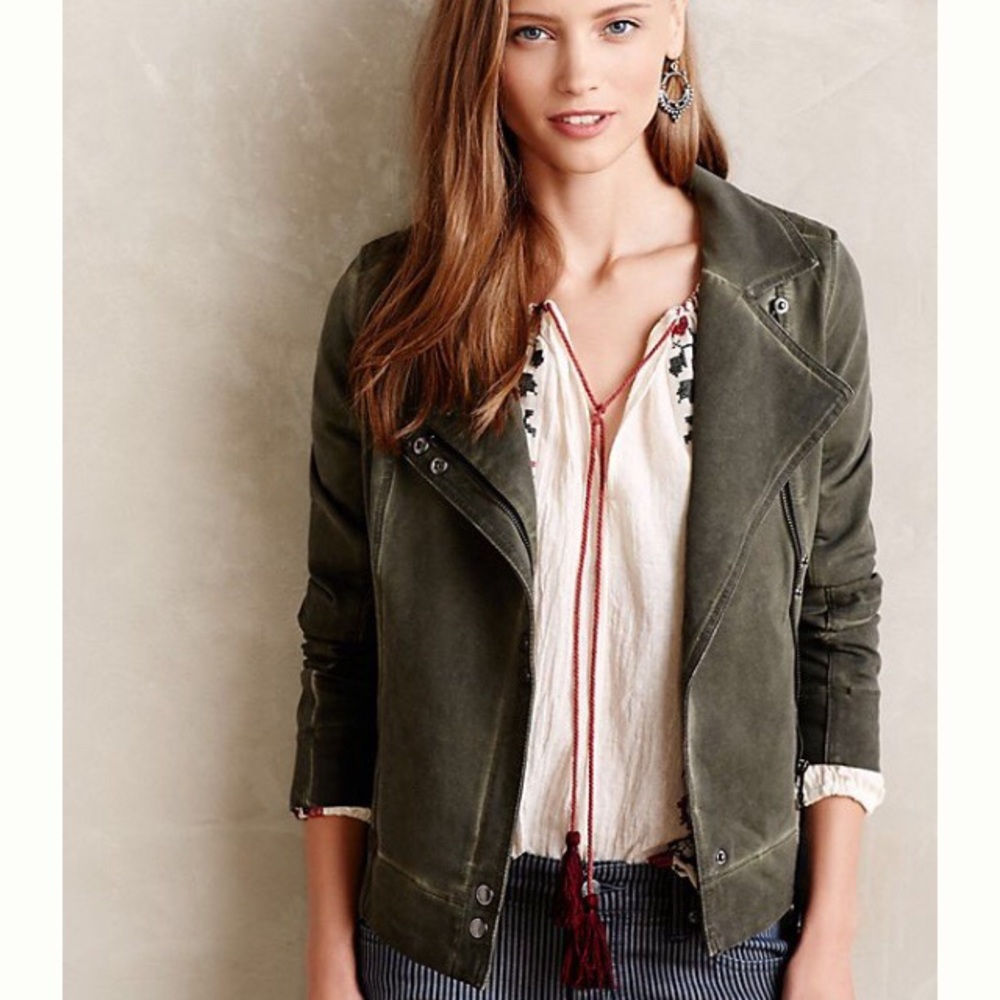 Marrakech Anthropologie Moto Jacket